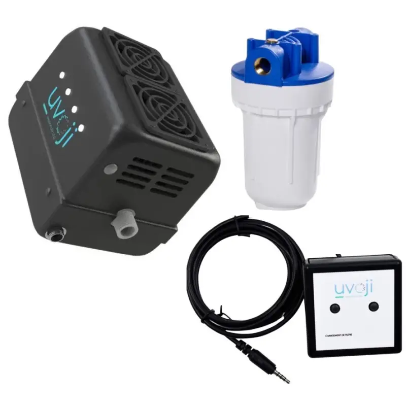 UVOJI Kit Oji Camp 8 L/min | préfiltre + boîtier déporté Nouveauté