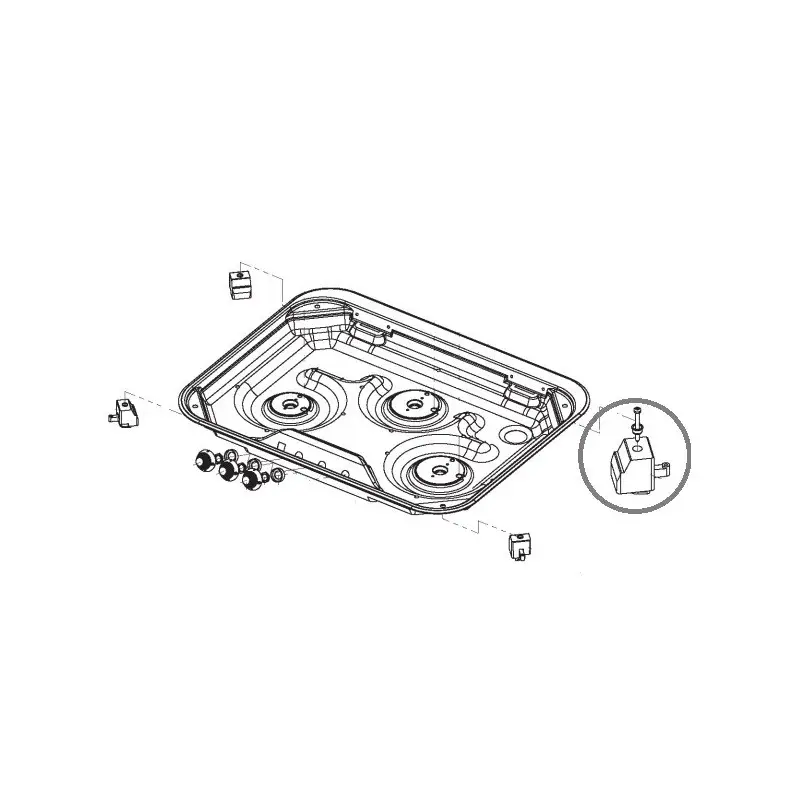 DOMETIC SMEV fixation plan de cuisson Jusqu'à Épuisement Des Stocks