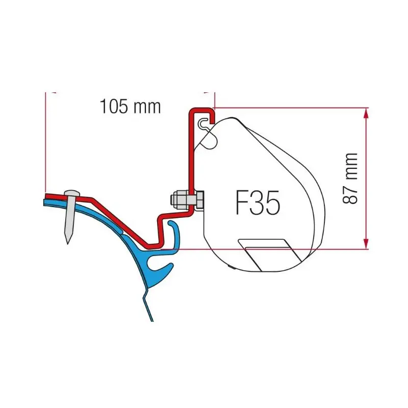 Livraison Express FIAMMA Kit F35 Pro VW T6 Kepler