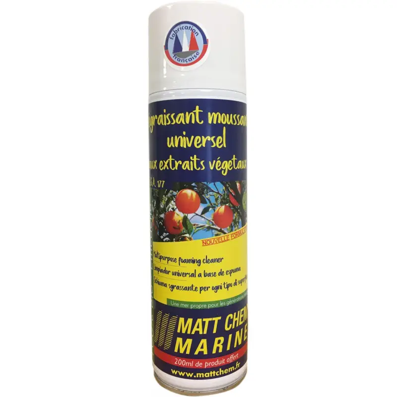 Expédition Rapide MATT CHEM E.S.A. 177 Dégraissant moussant aux extraits végétaux