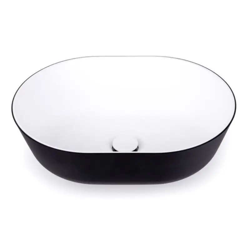 OCRITECH Lavabo ovale à poser bicolore Pas Cher