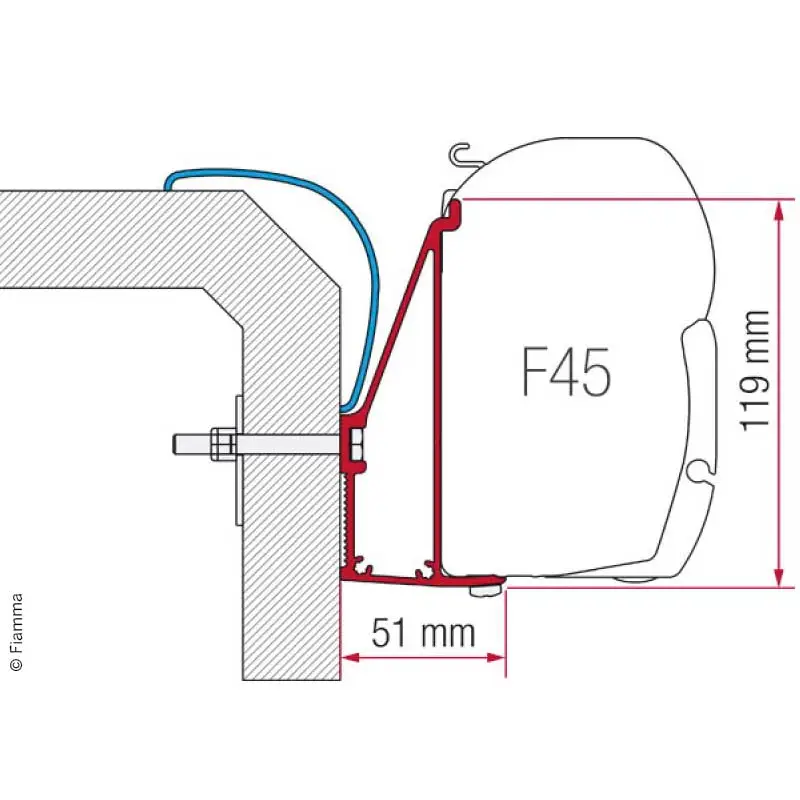 FIAMMA Adaptateur F45 | Rapido Série 6 Acheter Direct