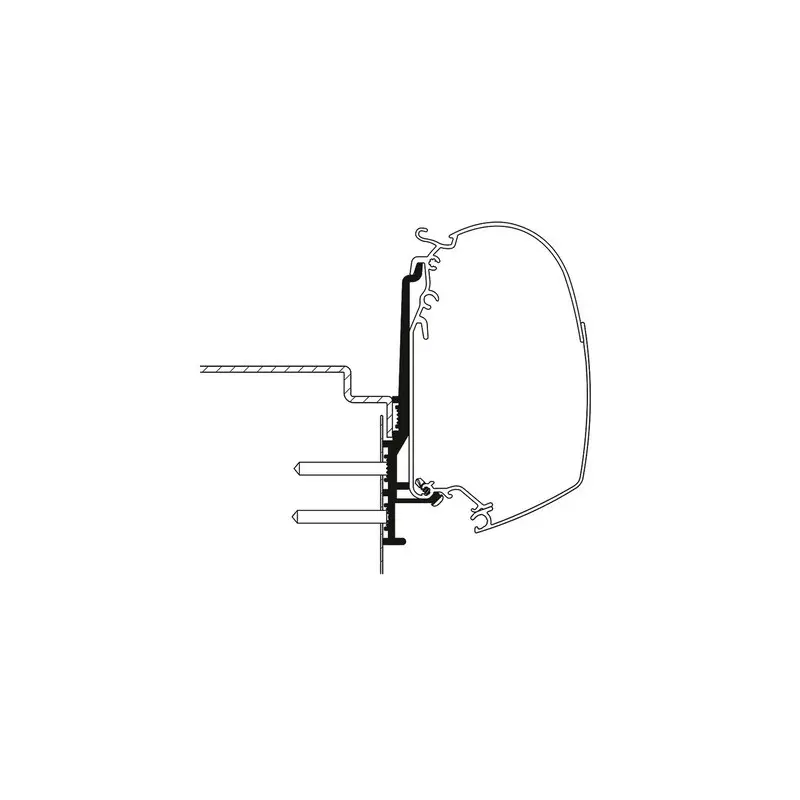 Satisfait Ou Remboursé THULE Kit fixation Knaus Tourer CUV