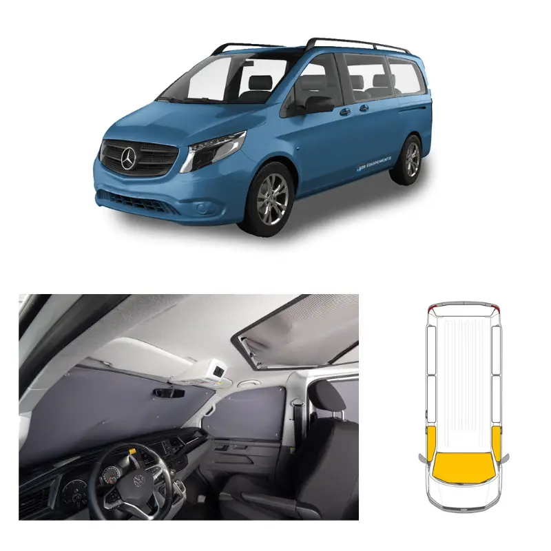 CARBEST Rideaux isolants avant 3 pièces | Vito / Viano Réduction