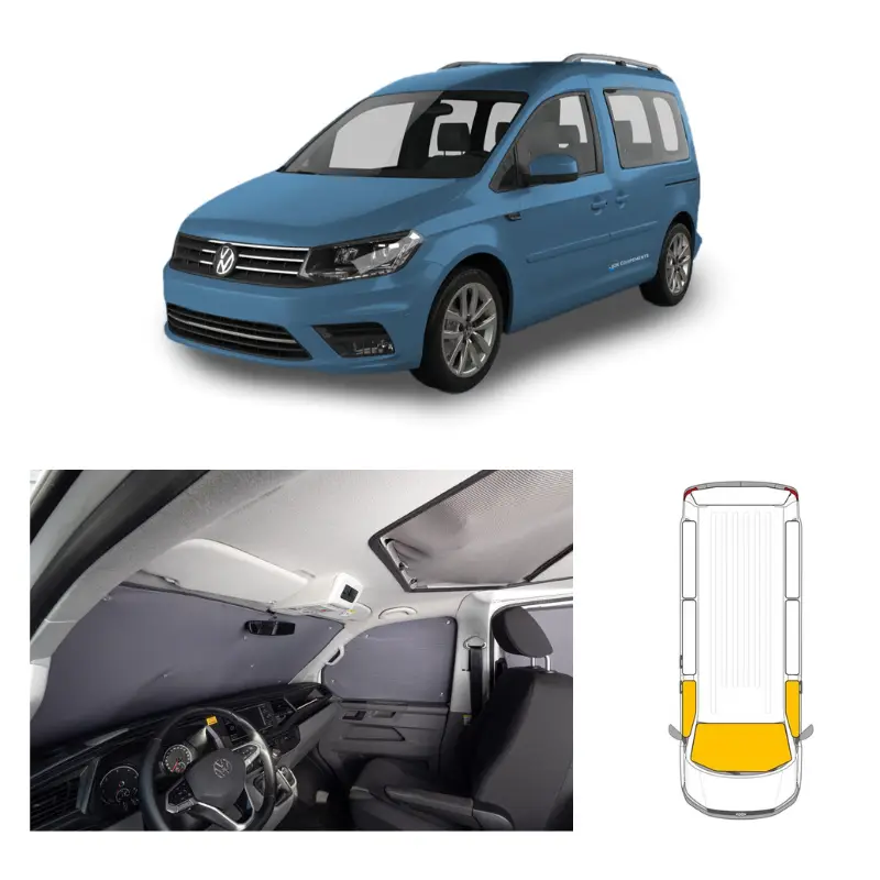 Acheter En Ligne CARBEST Rideaux isolants avant 3 pièces | VW Caddy