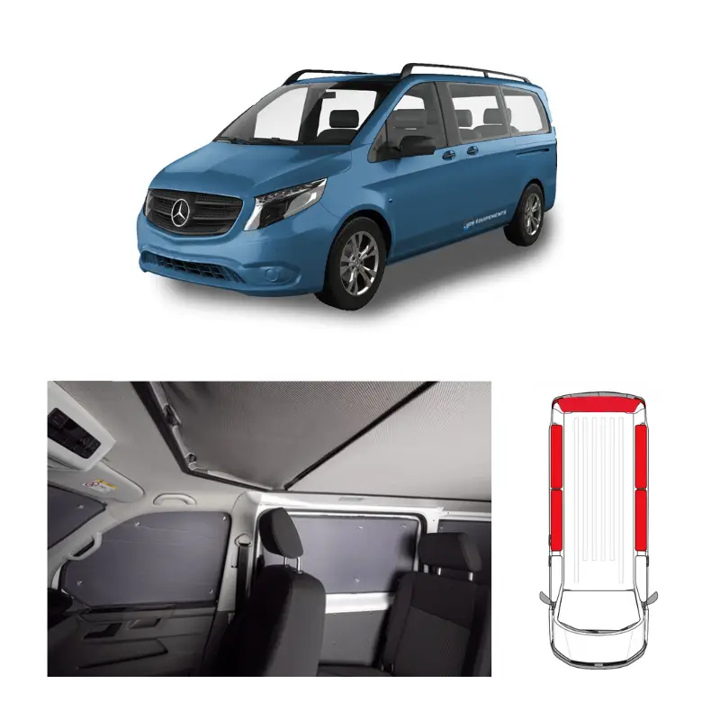 Acheter Direct CARBEST Rideaux isolants arrière 5 pièces | Vito / Viano L2