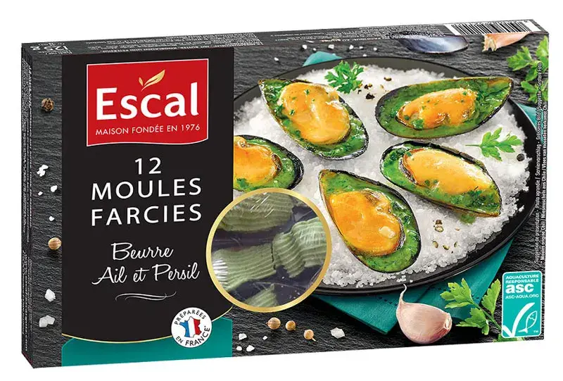 12 MOULES FARCIES AIL FINES HERBES EPICES 125 GR Acheter En Ligne