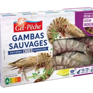 GAMBAS CRUES SAUVAGES 16/20 PIECES 400 GR Marque