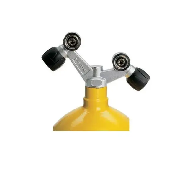 Robinet pour bouteille de plongée air double sortie TAG 232 bars M25X200 AQUALUNG Nouvel Arrivage
