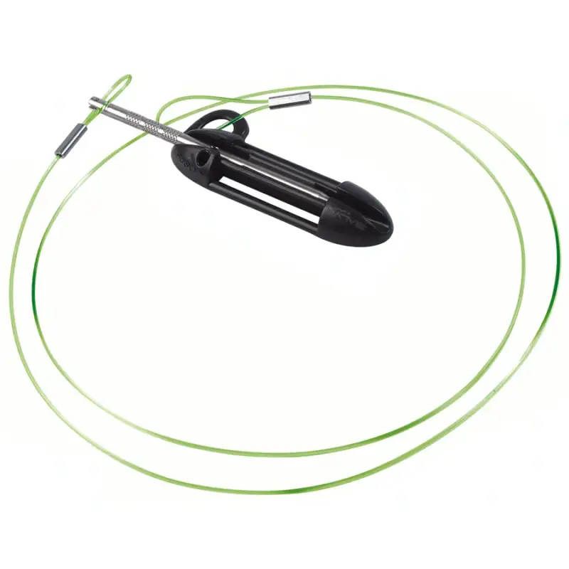 Accroche poisson stylet inox + monofil nylon et sleeves + fixation de ceinture SALVIMAR Bon Plan