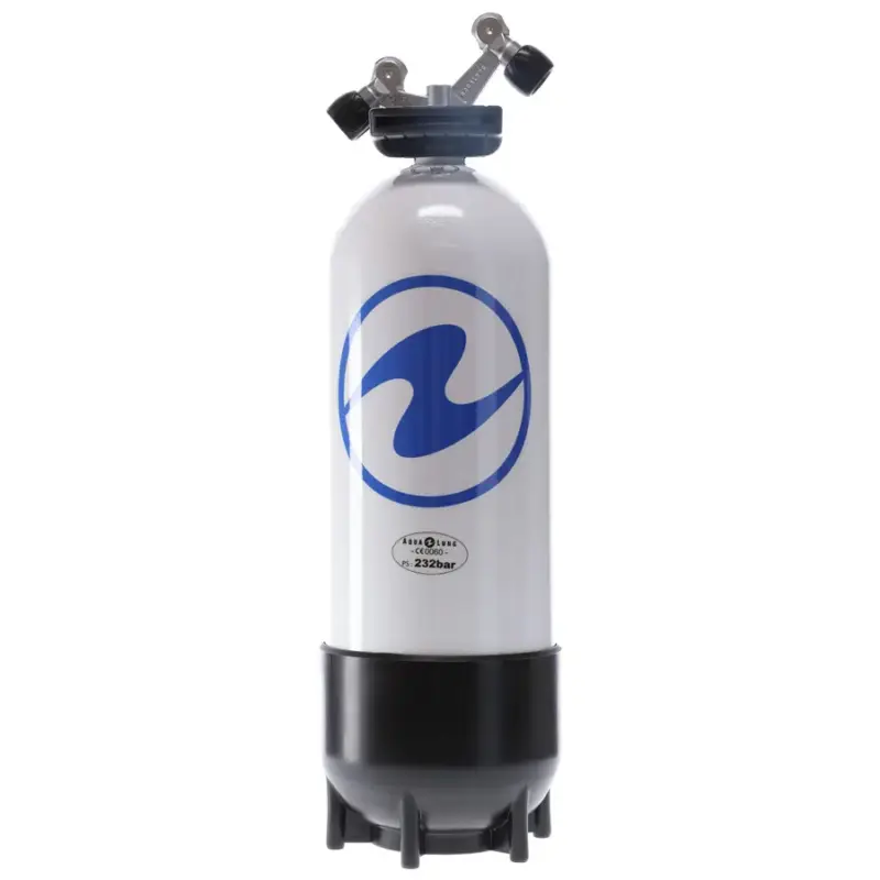 Bouteille de plongée mono bloc 15 litres 232 bars 2 sorties TAG AQUALUNG Prix Cassé