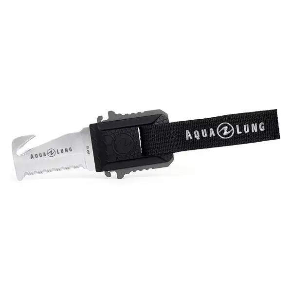 Couteau de plongée sous-marine lame de sécurité MICRO SQUEEZE 10 cm AQUALUNG Livraison Express