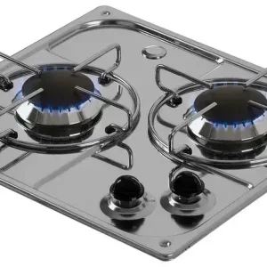 Meilleur Choix Plaque de cuisson à gaz - Burny 2 feux Inox - Can
