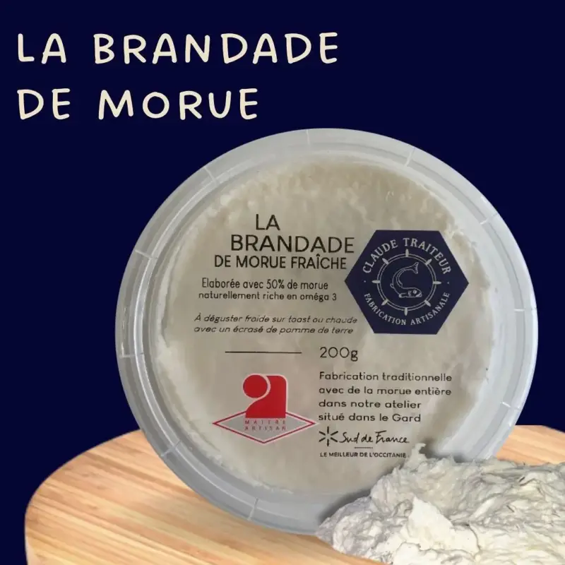 BRANDADE DE MORUE NATURE 200G Prix Réduit