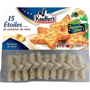 15 GALETTES DE POMME DE TERRE ETOILES 525G ESCAL Acheter Direct