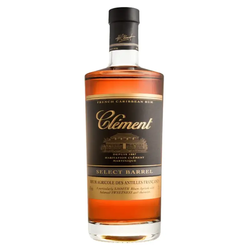 RHUM ESB SELECT BARREL CLEMENT 40% 70CL Retour Gratuit