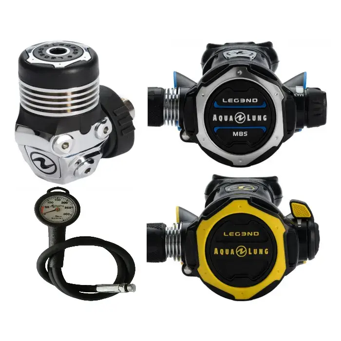 Bon Plan Pack détendeur LEGEND MBS ACD DIN AQUALUNG + Octopus LEGEND AQUALUNG + Manomètre