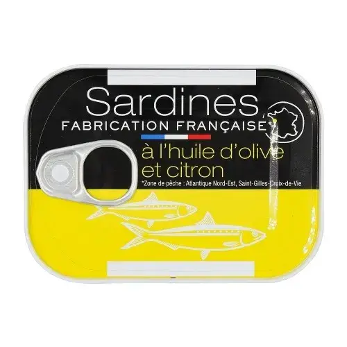 SARDINES HUILE OLIVE-CIT FRANCE 115G Livraison Express