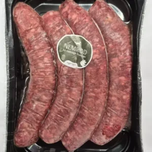 4 SAUCISSES DE SANGLIER AU POIVRE DE KAMPOT 520G Usine Directe