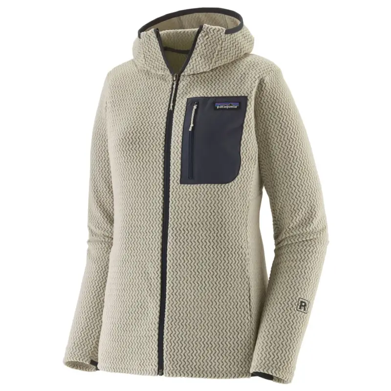 Veste Polaire Femme W's R1 Air Full-Zip Hoody Wool Blanc PATAGONIA Offre Spéciale