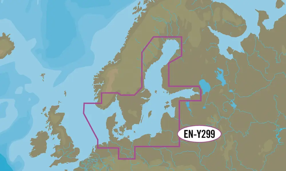 C-MAP Wide: EN-N299 Mer Baltique et Danemark Promotion