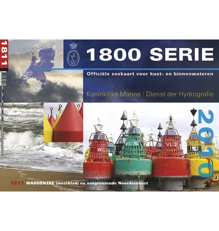 N 1811 Waddenzee (westblad) en aangrenzende Noordzeekust Meilleur Prix