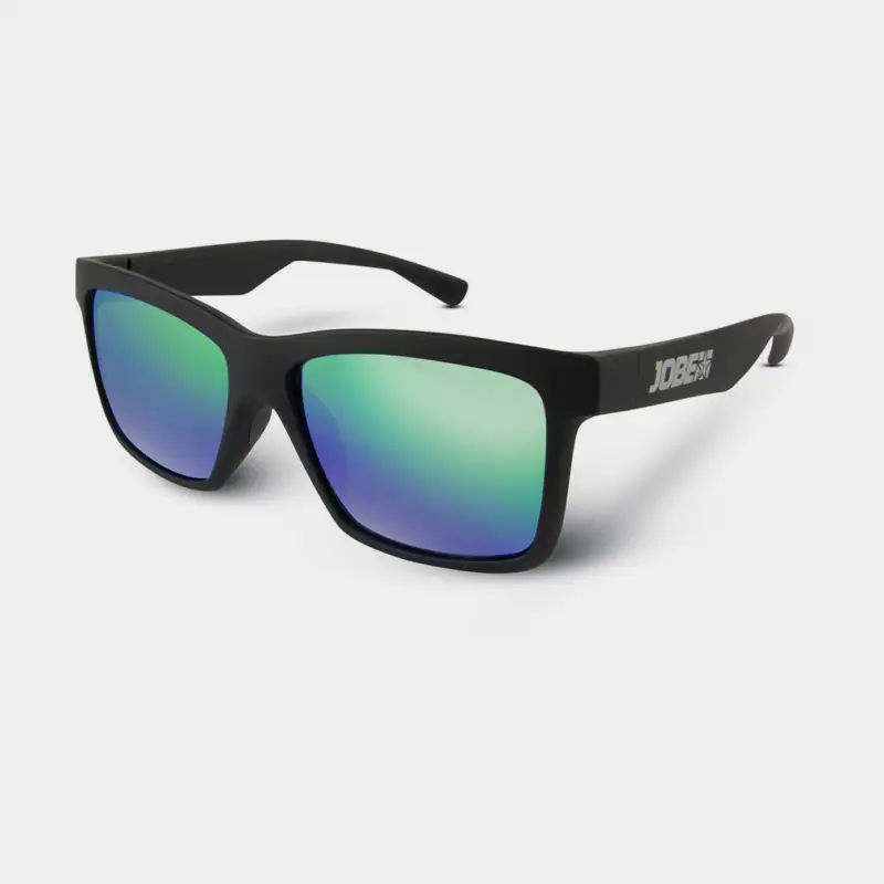Lunettes de soleil polarisées & flottantes JOBE Dim Black / Green Dernière Chance