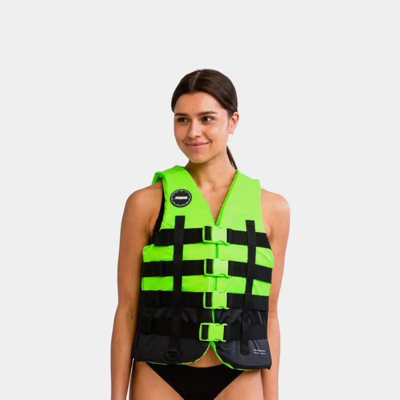 Acheter Direct Gilet pour les sports nautiques JOBE 4 Buckle Vest 50N Lime