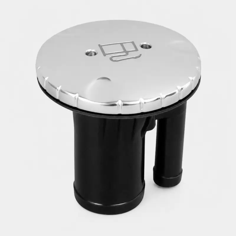 Passe-coque carburant Attwood, droit, plastique & bouchon en acier inoxydable pour tuyau Ø38 mm avec embout de ventilation Ø16 mm Bon Marché