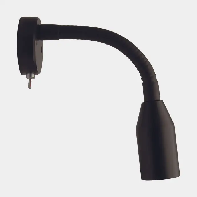 Nouvelle Collection Applique de tête de lit Casolux Mary Special Flex, aluminium, noir, LED, 10 – 30 V, 1.5 W