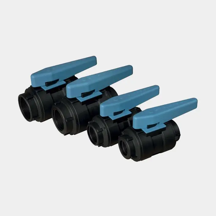 Retour Gratuit Vanne à bille TruDesign Manual Ball Valve Lever, composite, 1 1/2″ G (BSP)