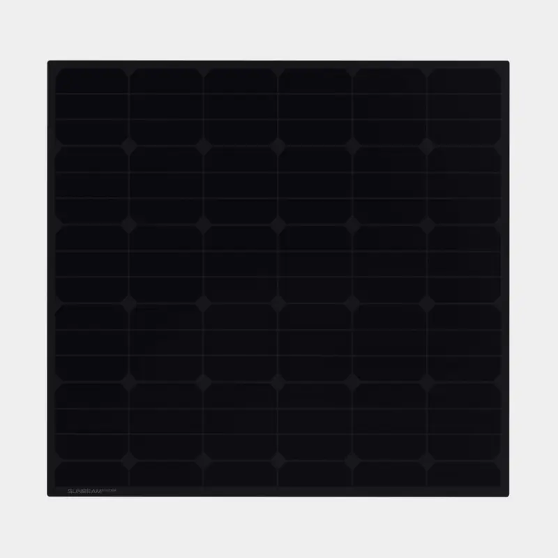 Panneau solaire souple Sunbeam Tough G8 Black 114W, 114 W, monocristallin, 12 V, 790 x 740 mm Petit Prix