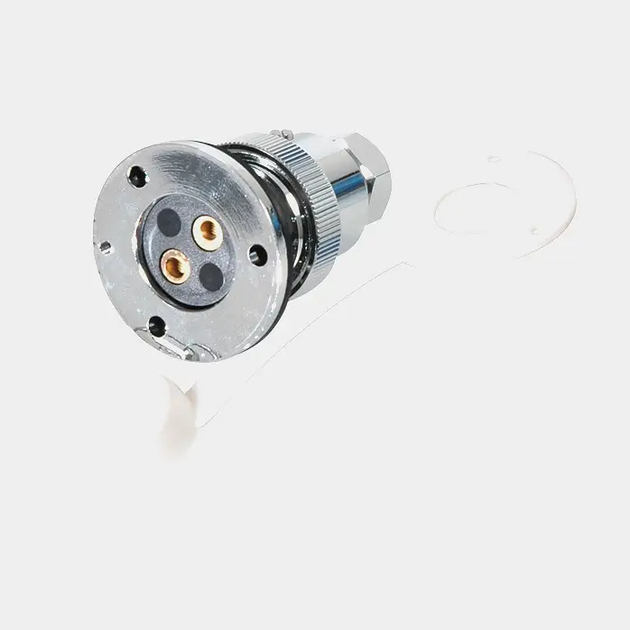 Connecteur de pont 1852-Marine, 2 pôles, 3 A, 12 V, laiton chromé, avec couvercle en plastique Nouvel Arrivage