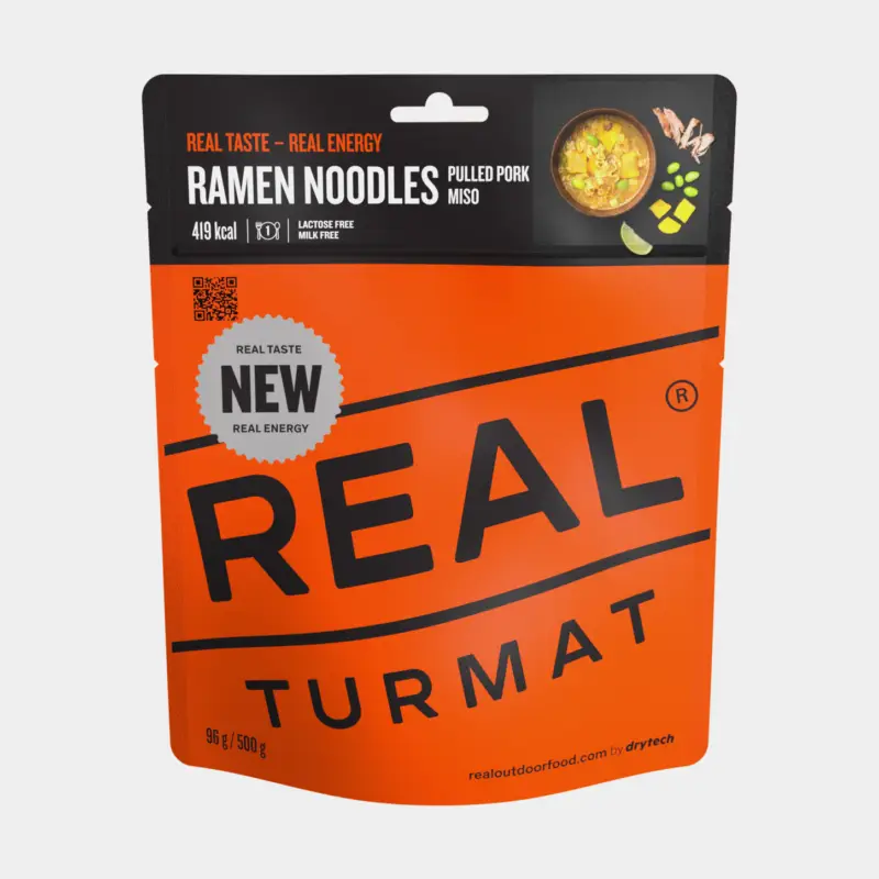Repas lyophilisé / repas pour le camping Real Turmat Ramen Noodles Pulled Pork Miso, portion individuelle, 500 g Acheter En Ligne