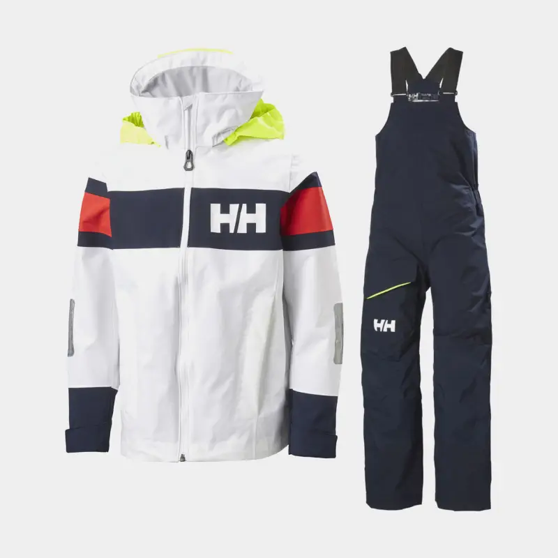 Achetez Aujourd'hui Ensemble ciré marin Helly Hansen JR Salt, White + Navy, enfants & juniors