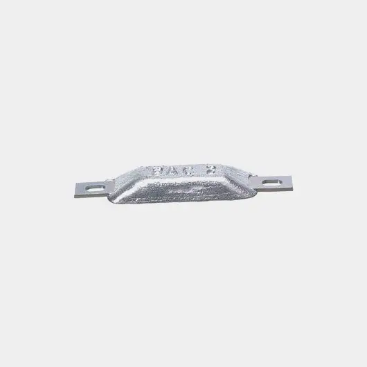 Anode en zinc BAC Bera 10, pour gouvernail/coque/volets de trim, 1 kg, C/C 185 mm Commander Vite