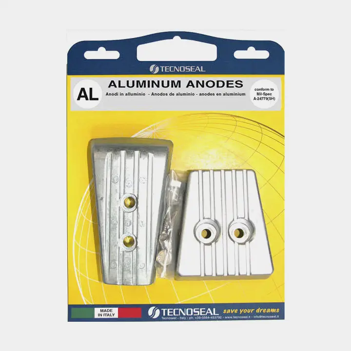 Kit d’anodes en aluminium Tecnoseal, pour embase, convient à Volvo Penta SX-A & DPS-A Marque