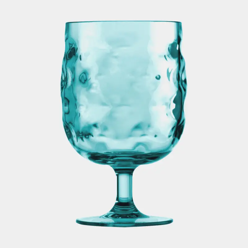 Acheter Direct Verres à vin en plastique Marine Business Moon Acqua, turquoise, 36 cl, 6-pack