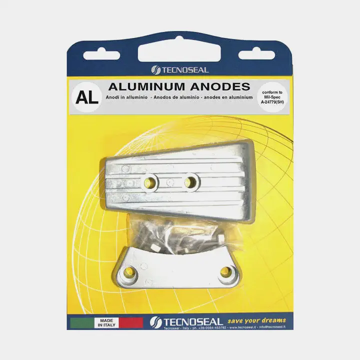 Kit d’anodes en aluminium Tecnoseal, pour embase, compatible avec Volvo Penta DPH & DPR Dernier Modèle