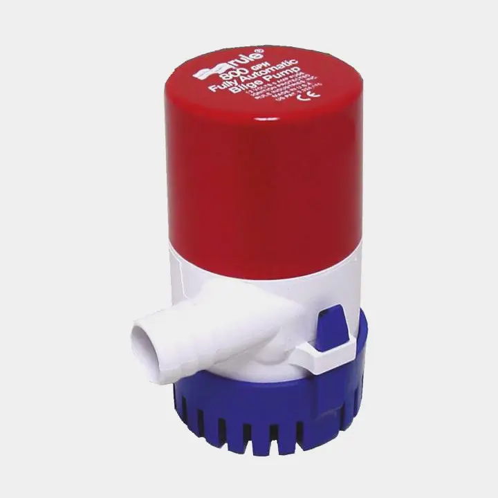 Pompe de cale électrique submersible Rule 800 GPH (50 litres / minute), 12 V, démarrage automatique, sans interrupteur à flotteur Produit De Marque