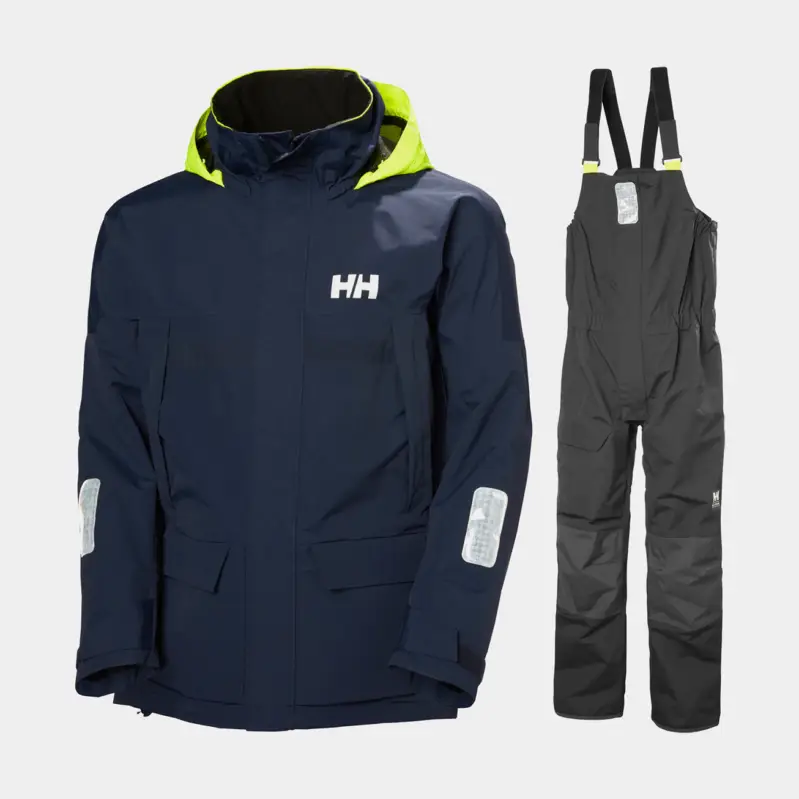 Meilleur Prix Ensemble ciré marin Helly Hansen Pier 4.0 Coastal, Navy + Ebony, hommes
