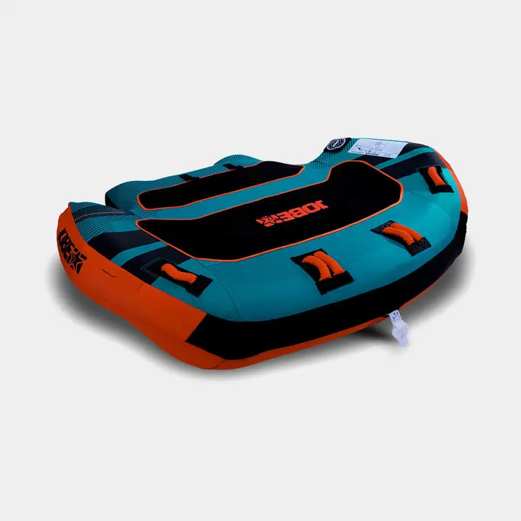 Quantité Limitée Bouée tractée JOBE Airstream Funtube 3P, 3 personnes, bleu/orange