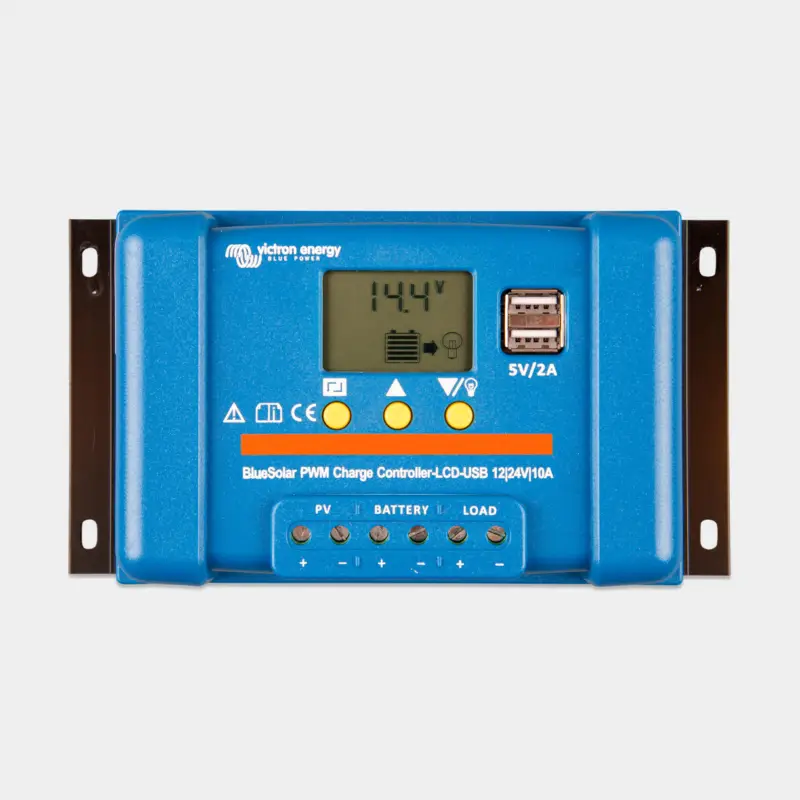 Offre Du Jour Régulateur solaire Victron BlueSolar PWM – LCD & USB 12/24-30, 12/24 V, 30 A