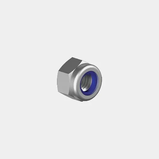 Écrou de blocage, acier inoxydable résistant aux acides (A4 / AISI 316, qualité marine), M5 x 3,2 mm, 10-pack Vente Flash
