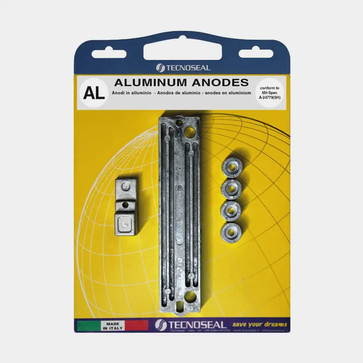 Meilleur Choix Kit d’anodes en aluminium Tecnoseal, pour hors-bord, convient Suzuki 60 – 140 hk