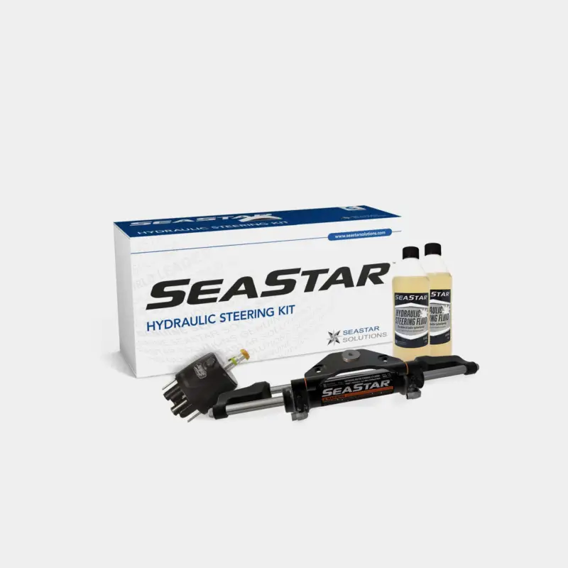 Promotion Kit de direction hydraulique SeaStar, pour hors-bord jusqu’à 350 ch + pompe à volant + huile + vérin HC5347-3