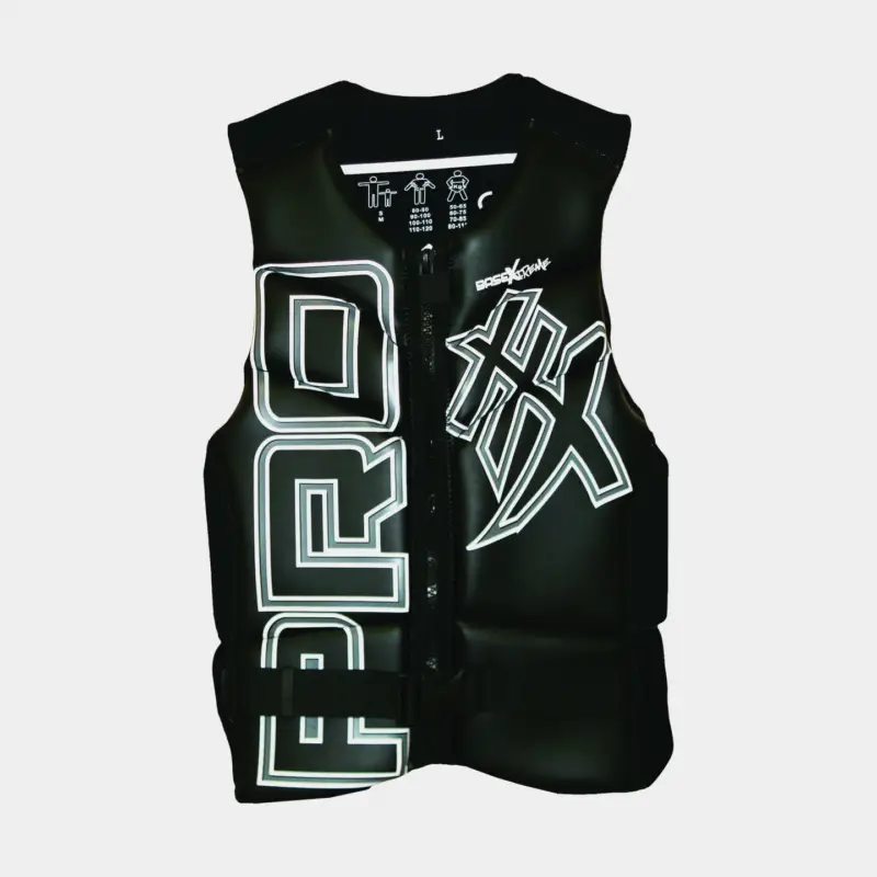 Gilet pour les sports nautiques enfant BASE HX PRO Impact 50N, noir Satisfait Ou Remboursé
