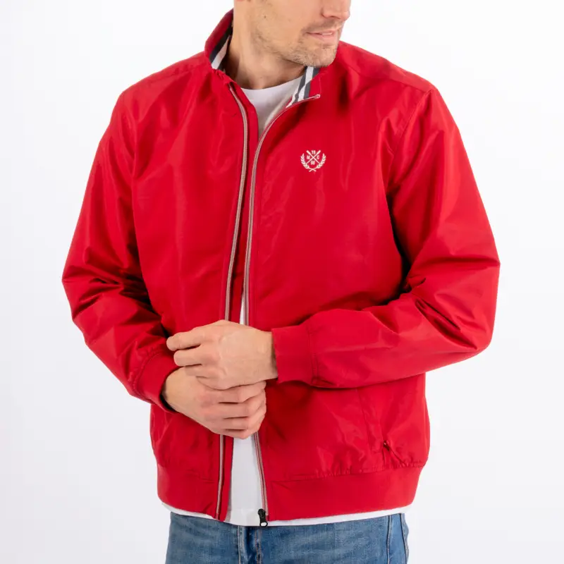 Meilleure Vente Veste de quart Marine Classics Bay Wind Jacket Red, homme