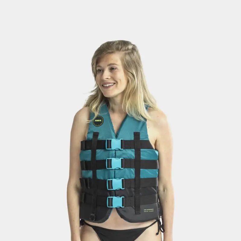 Gilet pour les sports nautiques JOBE 4 Buckle Vest 50N Teal Dernière Chance