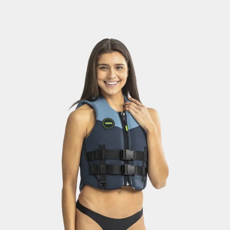 Livraison Express Gilet pour les sports nautiques JOBE Neoprene Vest Women 50N Midnight Blue